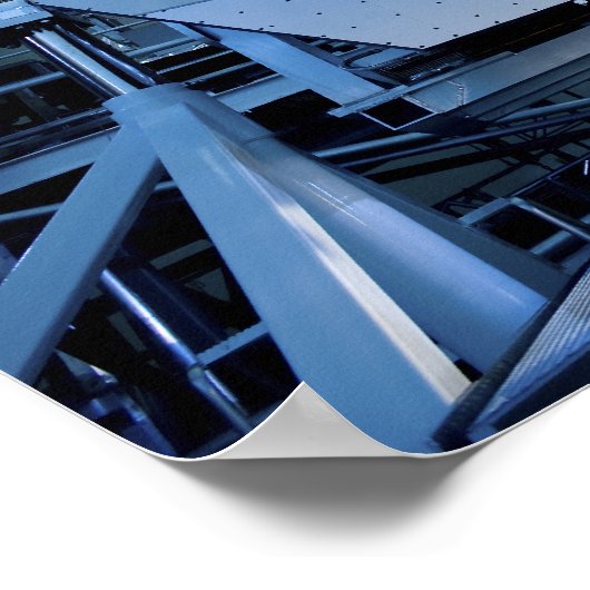 Ein James Webb Space Telescope-Array Poster (Ecke)