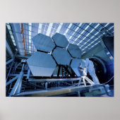 Ein James Webb Space Telescope-Array Poster (Vorne)