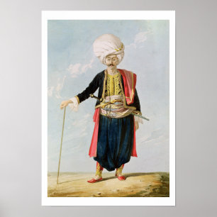 Ein Janissary, c.1823 Poster