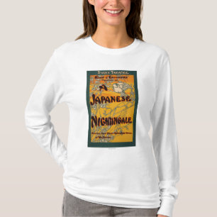 Ein japanische Nachtigall-Theaterspiel-Plakat T-Shirt