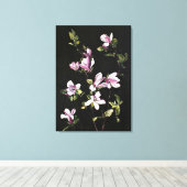 Ein japanisches Magnolia Leinwanddruck (Insitu (Holzboden))