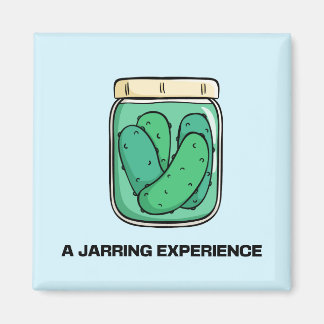 Ein Jarring Experience Pickle Joke Magnet