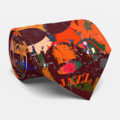 EIN JAZZ-KONZERT KRAWATTE (Gerollt)