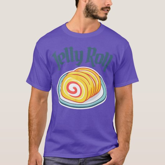 Ein Jelly Roll Dessert Freund T-Shirt (Vorderseite)