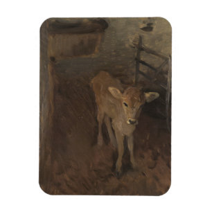 Ein Jersey-Kalb Magnet