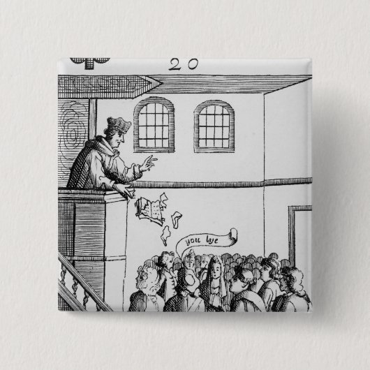Ein Jesuit, der gegen unsere Bibel predigt Button (Vorderseite)