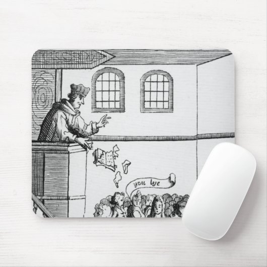 Ein Jesuit, der gegen unsere Bibel predigt Mousepad (Mit Mouse)