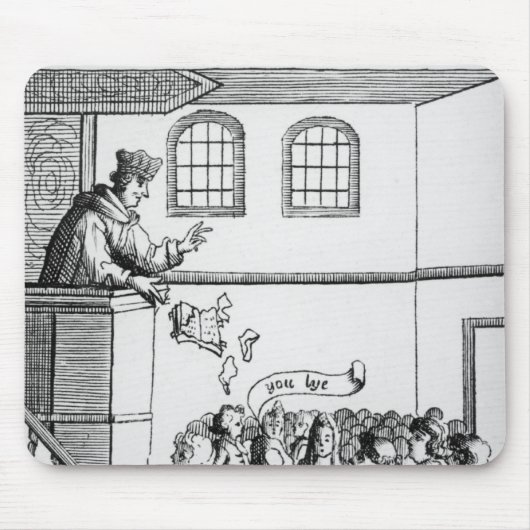 Ein Jesuit, der gegen unsere Bibel predigt Mousepad (Vorne)