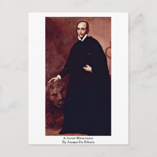 Ein Jesuitentreuer von Jusepe de Ribera Postkarte