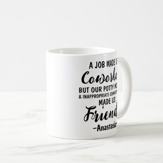 Ein Job, der uns Mitarbeiter macht | Kollegen Freu Kaffeetasse (VorderseiteRechts)