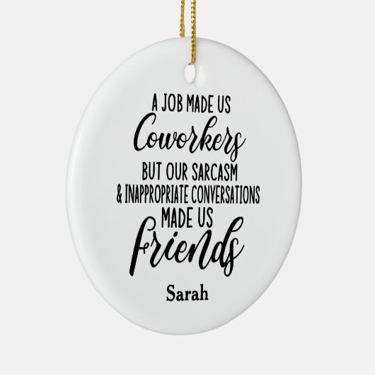 Ein Job Mathe uns Mitarbeiter, Freundschaft der Ko Keramik Ornament (Rechts)