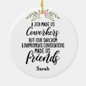 Ein Job Mathe uns Mitarbeiter, Freundschaft der Ko Keramik Ornament (Hinten)