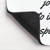 Ein Job-Maus-Pad eines Künstlers Mousepad (Ecke)