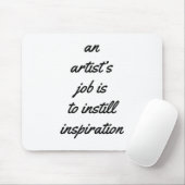Ein Job-Maus-Pad eines Künstlers Mousepad (Mit Mouse)