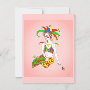 Ein Joker Postkarte
