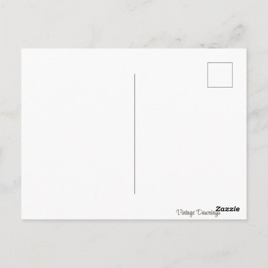 Ein Jolly Halloween Custom Vintag Postkarte (Rückseite)