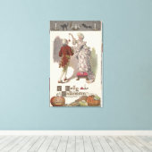 Ein Jolly Halloween-Restauration verkleidet Leinwanddruck (Insitu (Holzboden))