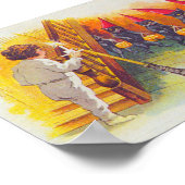 Ein Jolly Halloween (Schwarze Katzen) Poster (Ecke)