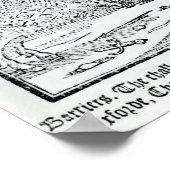 Ein Jousting-Turnier Poster (Ecke)