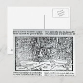 Ein Jousting-Turnier Postkarte (Vorne/Hinten)