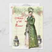 Ein Joyous Weihnachten (alternativ) Einladung (Vorne/Hinten)