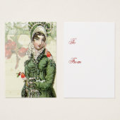 Ein Joyous-Weihnachten Jane Austen Inspirierte Sil (Vorne & Hinten)