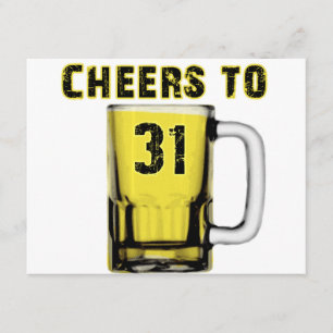 Ein Jubiläum an Dreißig Eins. Geburtstag Karte