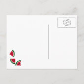 Ein Juicy Summer Picnic Einladungspostkarte (Rückseite)