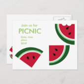 Ein Juicy Summer Picnic Postkarte (Vorne/Hinten)
