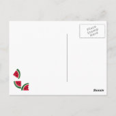 Ein Juicy Summer Picnic Postkarte (Rückseite)