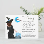 Ein Junge braut Hexenwasserfarbe Custom Einladung (Stehend Vorderseite)