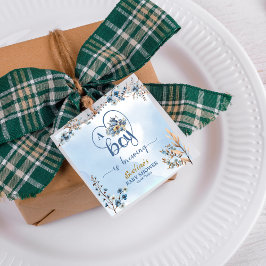 Ein Junge braut Tee Party Boy Baby Dusche Geschenkanhänger