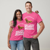 Ein Junge, der bärtige Drachen Liebe Bartete Drach T-Shirt (Unisex)