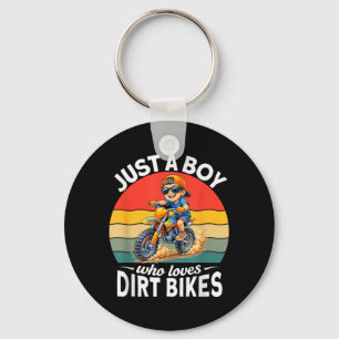 Ein Junge, der Motocross-Enduro-Kinder-Motocross-M Schlüsselanhänger