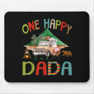 Ein Junge glücklicher Dada-Camper 1. Geburtstag Mousepad