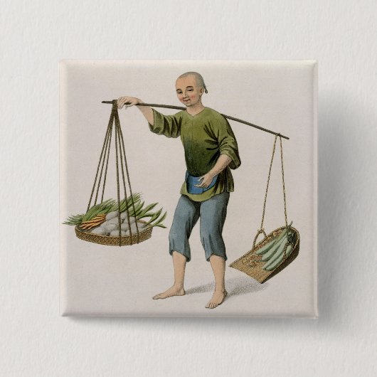 Ein Junge mit Gemüse, überziehen 54 'von den Button (Vorderseite)