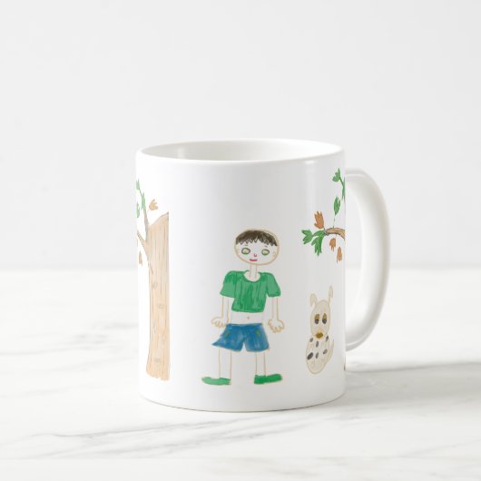 ein Junge und eine Tasse (VorderseiteRechts)