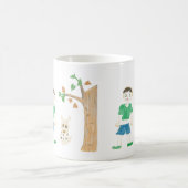 ein Junge und eine Tasse (Mittel)