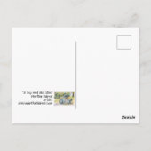 Ein Junge und sein Fahrrad Postkarte (Rückseite)