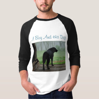Ein Junge und sein Hund T-Shirt