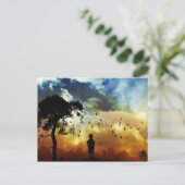 Ein Junge und sein Universum Postkarte (Stehend Vorderseite)