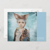 Ein Junge und seine Fox-Postkarte Postkarte (Vorne/Hinten)