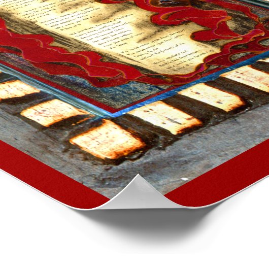 Ein Junge von 7 Poster (Ecke)