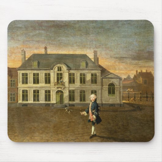 Ein junger Adlig stehend vor einer Villa (sehen Mousepad (Vorne)