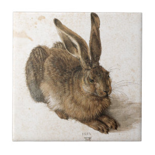 Ein junger Hase durch Albrecht Durer Fliese