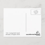 Ein junger Koala am Strand Postkarte (Rückseite)