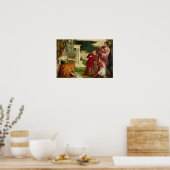 Ein junger Mann zwischen Tugend und Laster Poster (Küche)