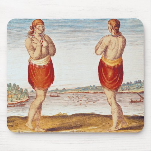 Ein junger Noblewoman von Secoton Mousepad (Vorne)