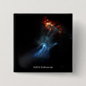 Ein junger Pulsar zeigt seine Hand Button (Vorderseite)