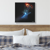 Ein junger Pulsar zeigt seine Hand Leinwanddruck (Insitu (Schlafzimmer))